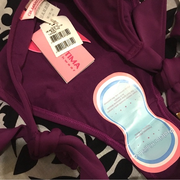 Gorgeous Jeweled Beaded Swim Cover Tribe Floral Top ＆Bottom Beach Set - Picture 7 of 7